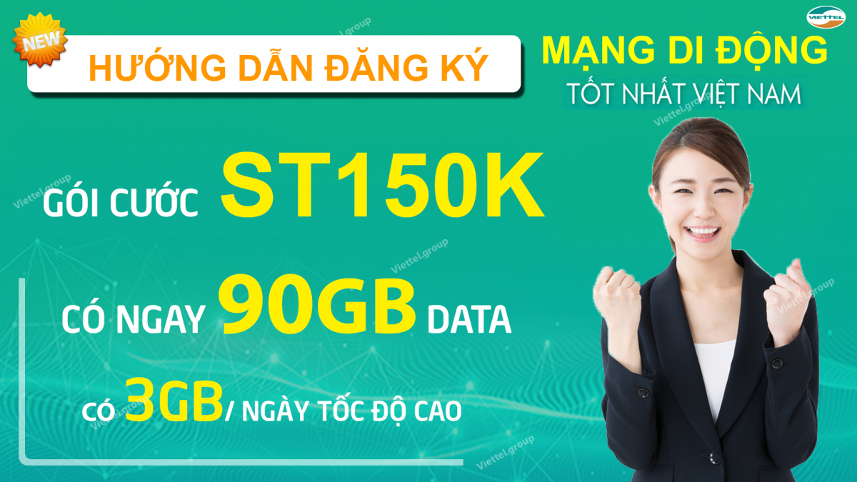 hướng dẫn đăng ký gói st150K viettel
