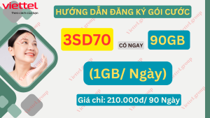 Gói cước 3SD70 Viettel