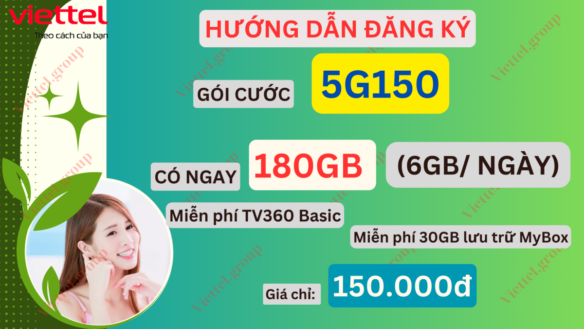 Gói cước 5G150 Viettel