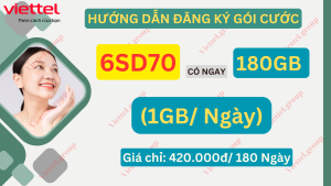 Gói cước 6SD70 Viettel