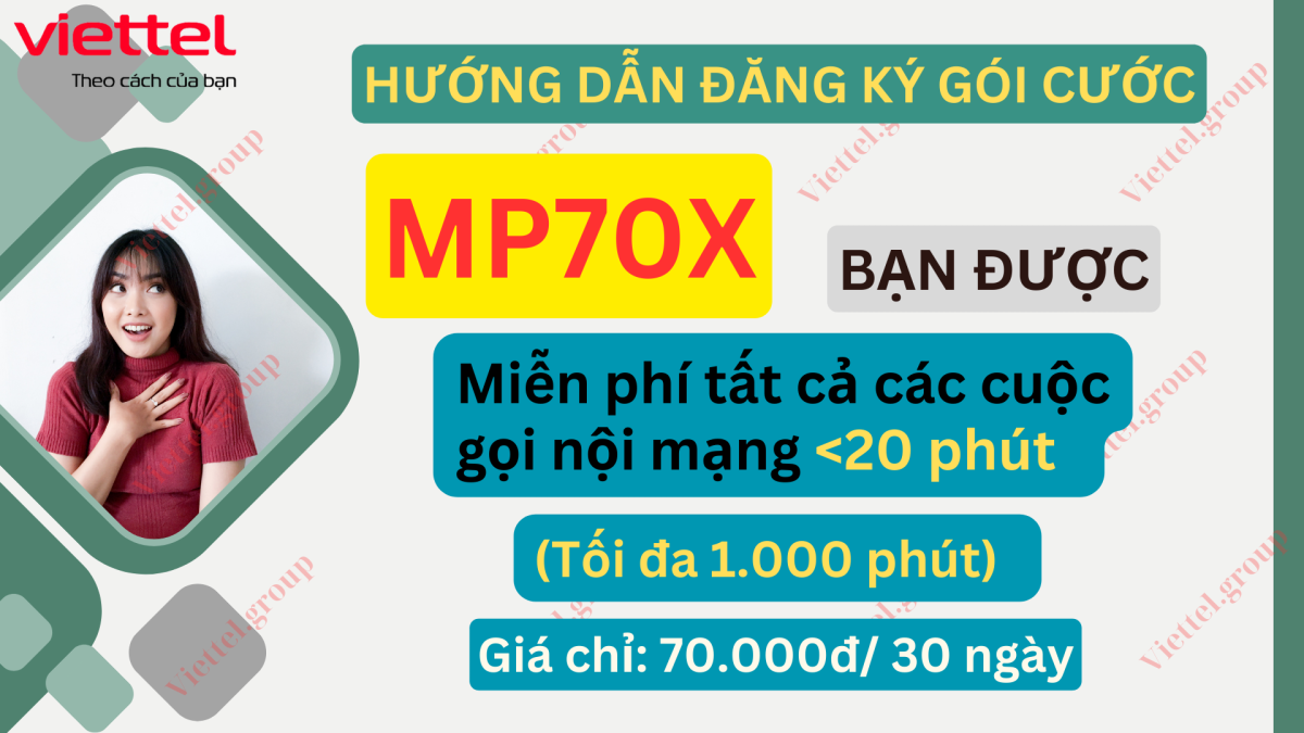 Gói cước MP70X Viettel