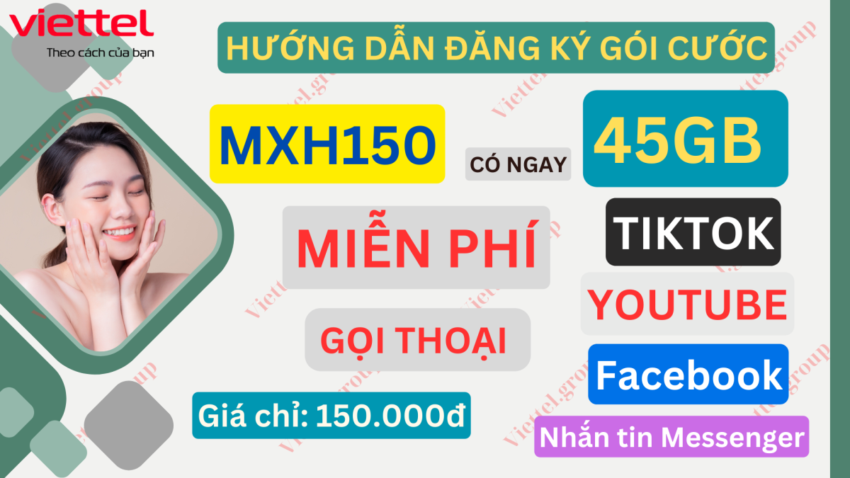 Gói cước MXH150 Viettel