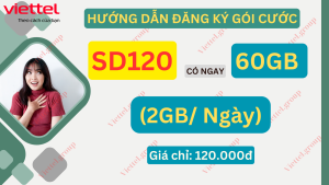Gói cước SD120 Viettel
