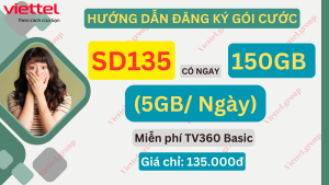 Gói cước SD135 Viettel