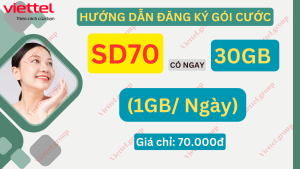 Gói cước SD70 Viettel