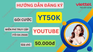 Gói cước YT50K Viettel