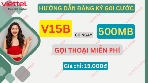 gói cước v15b viettel