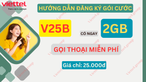 Gói cước V25B Viettel
